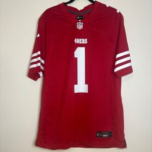 Nike NFL‎ San Francisco 49ers Deebo Samuel Jersey Number 1 Red Mens Size Medium